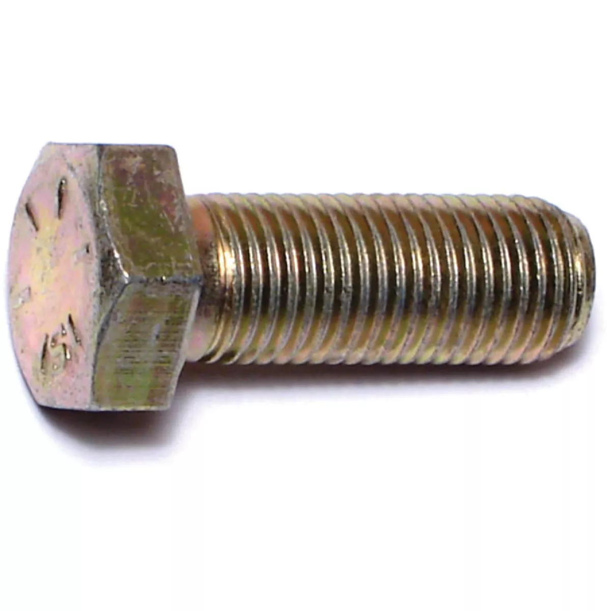 Midwest Fastener 3/8 In.-24 x 1 In. Zinc Plated Grade 8 Steel Fine Thread Hex Cap Screw