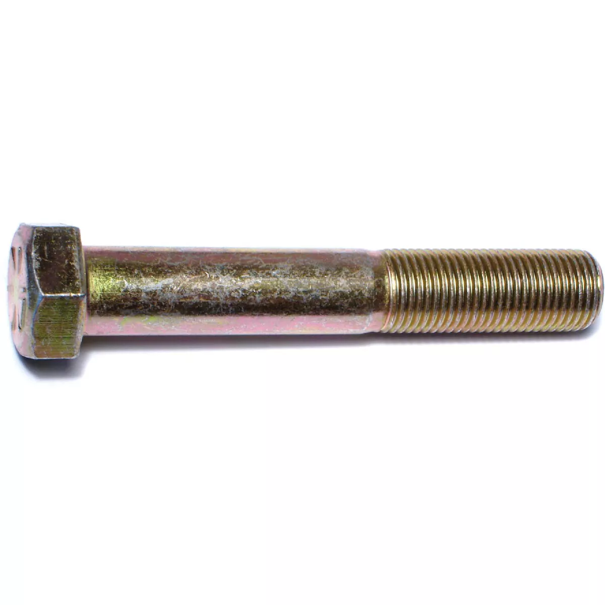 Midwest Fastener 9/16 In.-18 x 3-1/2 In. Zinc Plated Grade 8 Steel Fine Thread Hex Cap Screw (10 Ct.)-