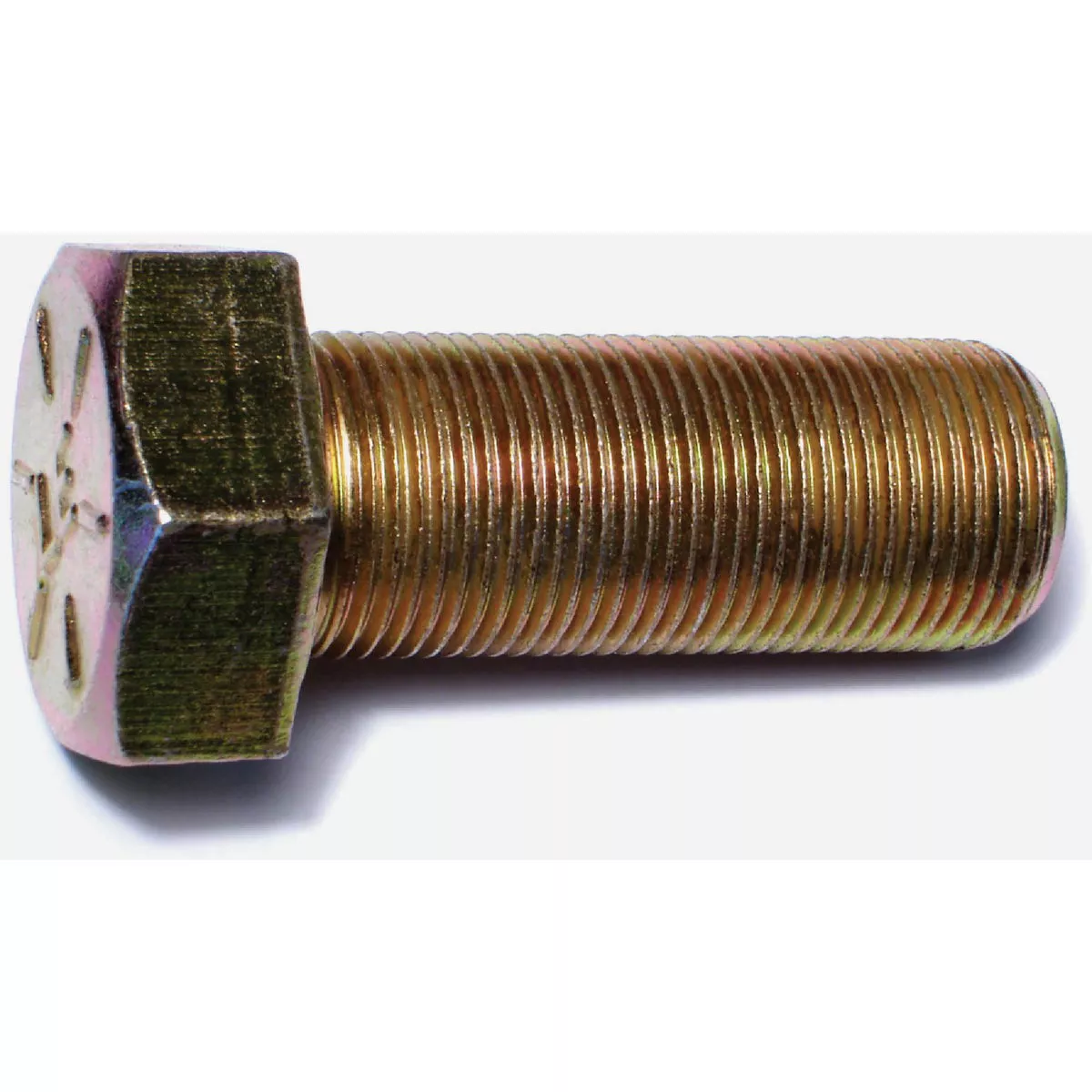 Midwest Fastener 1 In.-14 x 2-1/2 In. Zinc Plated Grade 8 Steel Fine Thread Hex Cap Screw (5 Ct.)-