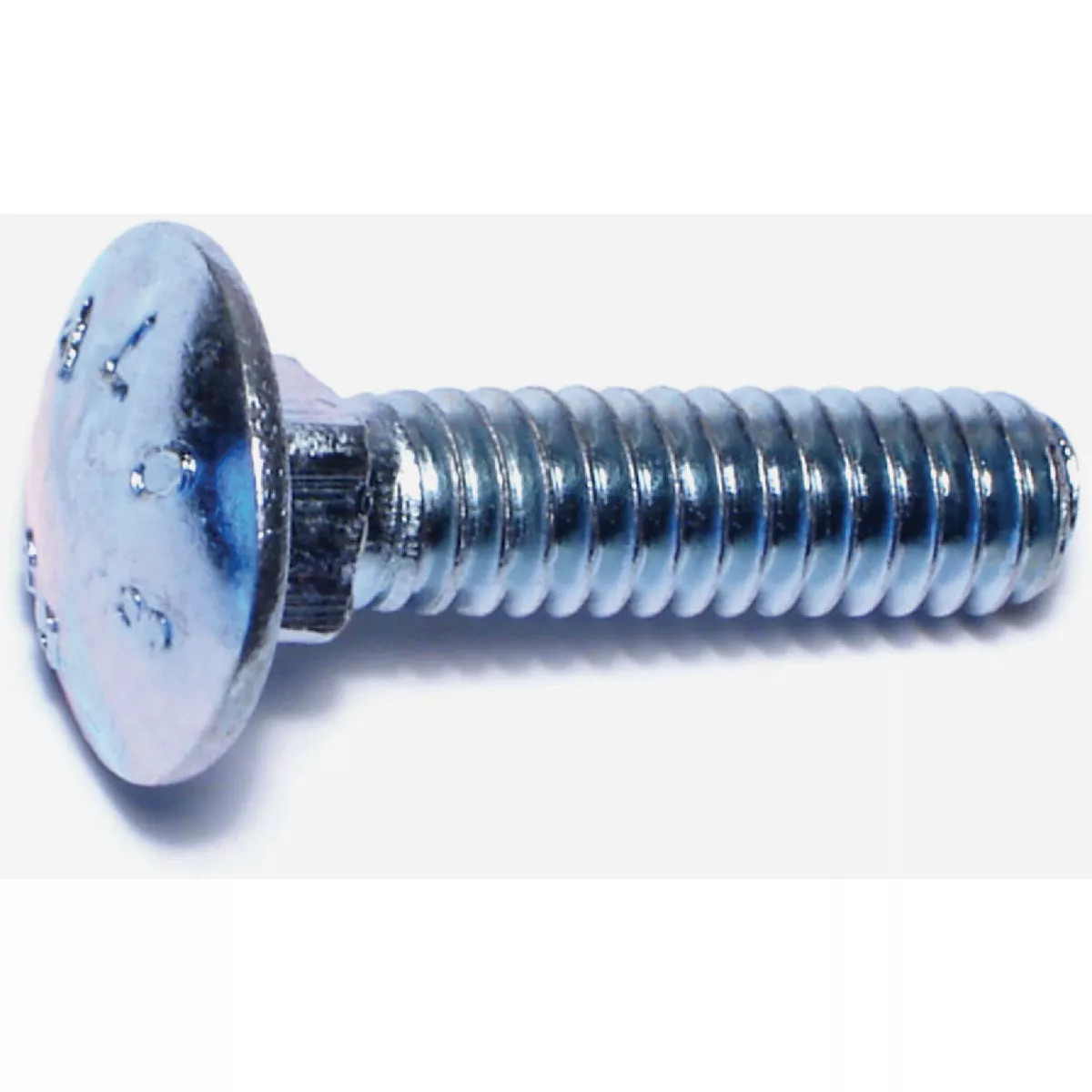 Midwest Fastener 1/4 In.-20 x 1 In. Zinc Plated Grade 2 / A307 Steel Coarse Thread Carriage Bolt