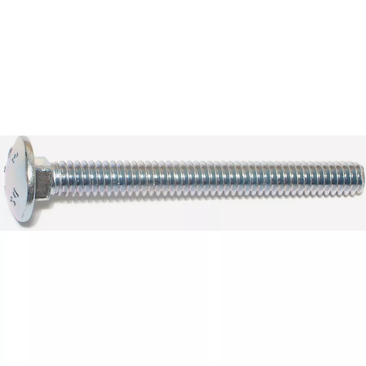 Midwest Fastener 1/4 In.-20 x 2-1/2 In. Zinc Plated Grade 2 / A307 Steel Coarse Thread Carriage Bolt (100 Ct.)-