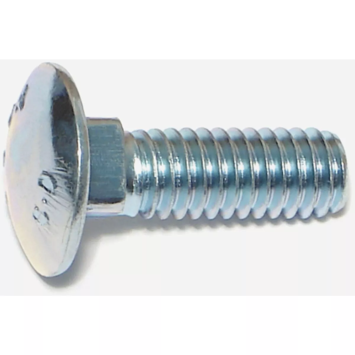 Midwest Fastener 5/16 In.-18 x 1 In. Zinc Plated Grade 2 / A307 Steel Coarse Thread Carriage Bolt