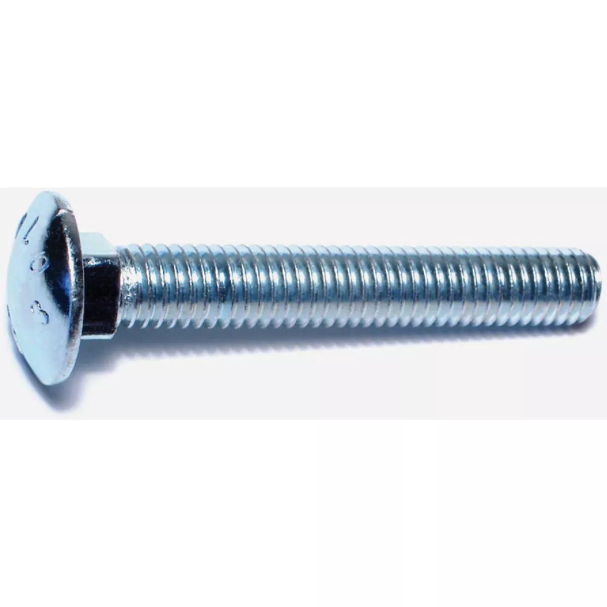 Midwest Fastener 7/16 In.-14 x 3 In. Zinc Plated Grade 2 / A307 Steel Coarse Thread Carriage Bolt