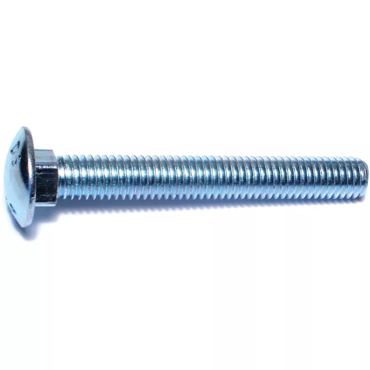Midwest Fastener 7/16 In.-14 x 3-1/2 In. Zinc Plated Grade 2 / A307 Steel Coarse Thread Carriage Bolt (25 Ct.)-