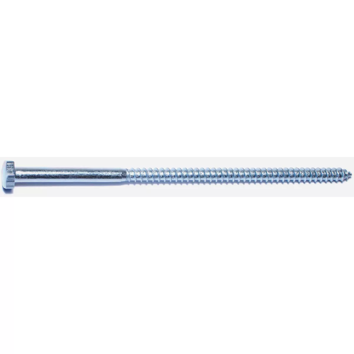 Midwest Fastener 1/4 In. x 6 In. Zinc Plated Grade 2 / A307 Steel Hex Head Lag Screws (100 Ct.)-