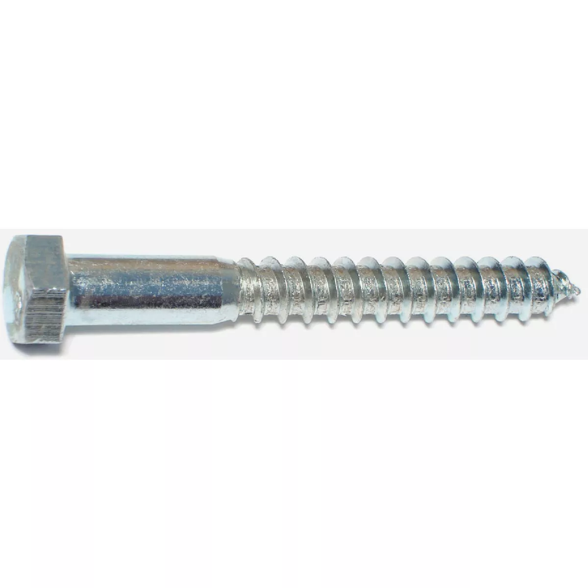 Midwest Fastener 3/8 In. x 3 In. Zinc Plated Grade 2 / A307 Steel Hex Head Lag Screws (50 Ct.)-