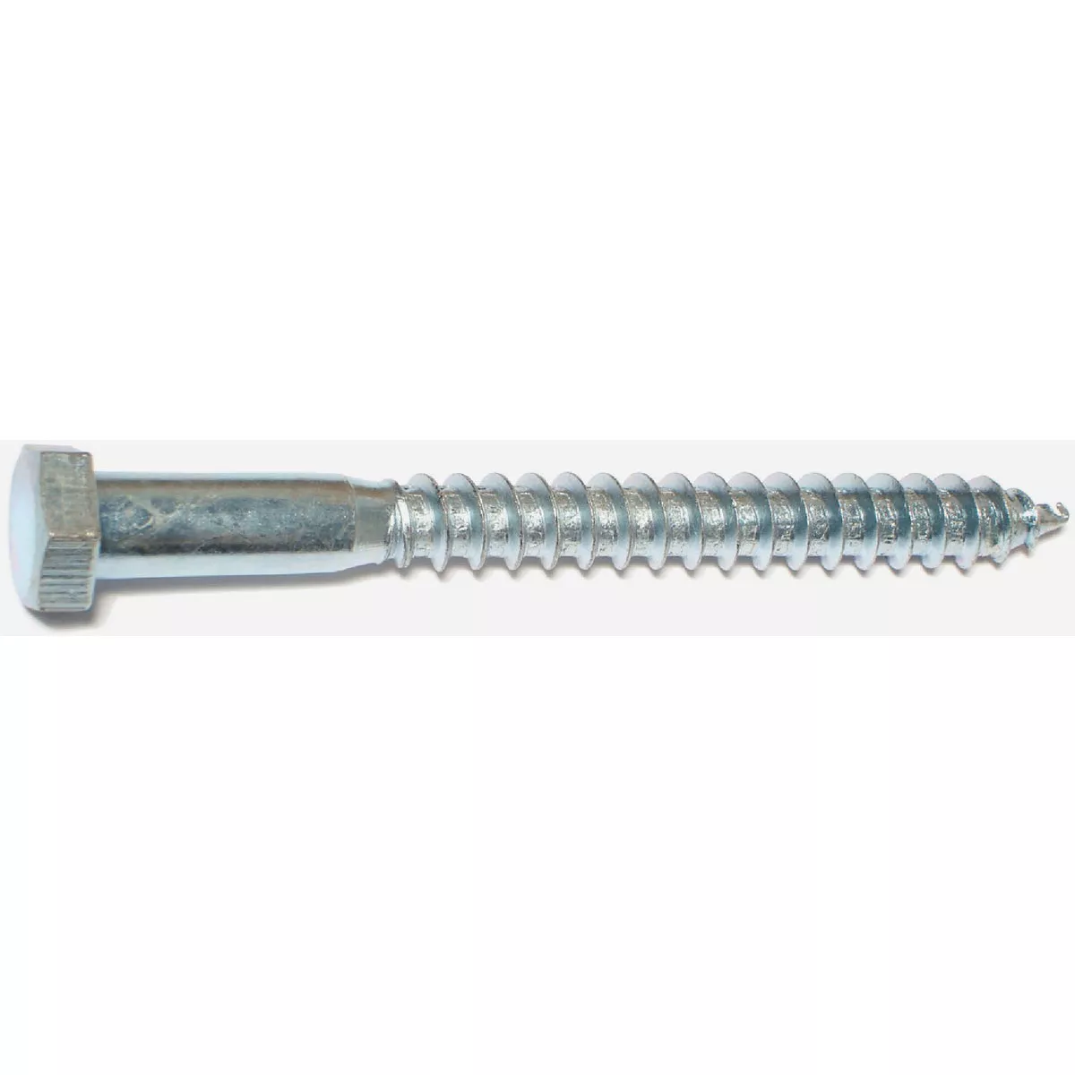 Midwest Fastener 3/8 In. x 4 In. Zinc Plated Grade 2 / A307 Steel Hex Head Lag Screws (50 Ct.)-