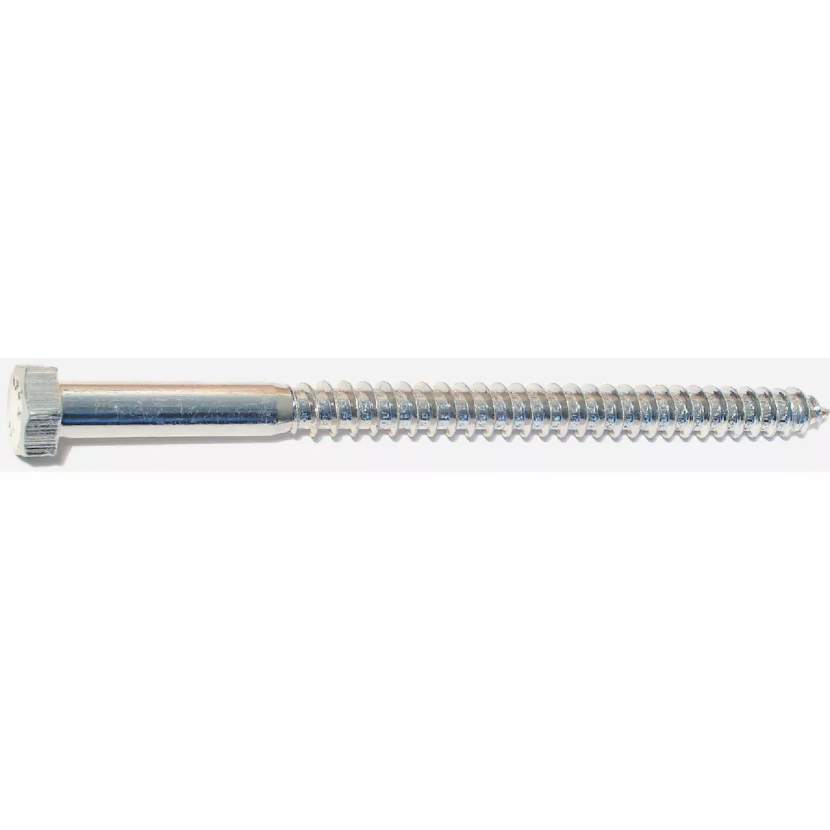 Midwest Fastener 3/8 In. x 6 In. Zinc Plated Grade 2 / A307 Steel Hex Head Lag Screws (50 Ct.)-