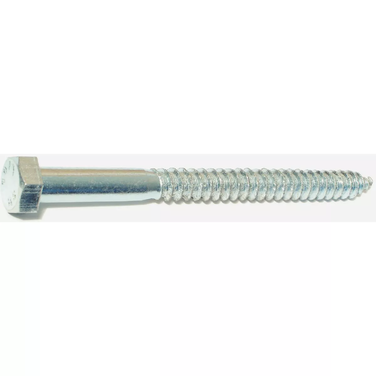 Midwest Fastener 1/2 In. x 6 In. Zinc Plated Grade 2 / A307 Steel Hex Head Lag Screws (25 Ct.)-