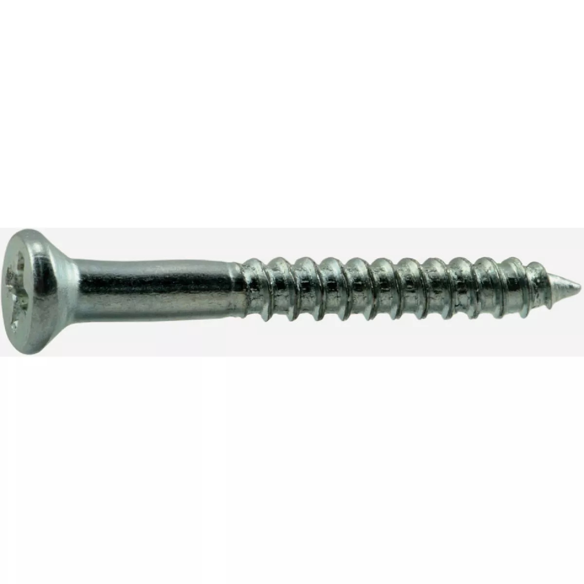 Midwest Fastener #4 x 1 In. Zinc Plated Steel Phillips Flat Head Wood Screws (100 Ct.)