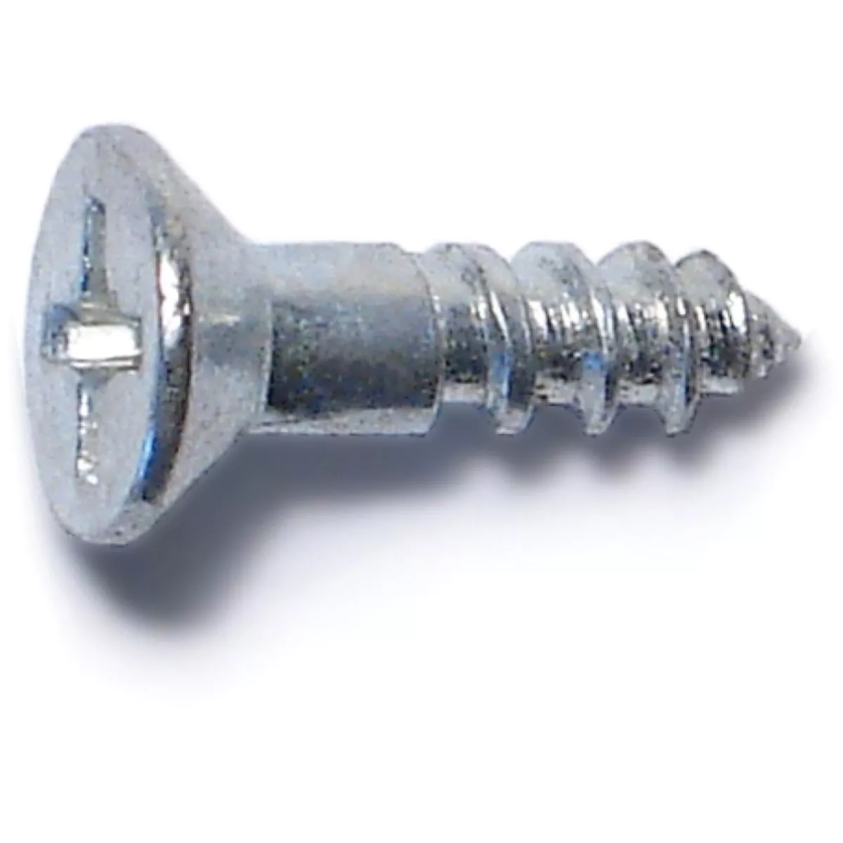 Midwest Fastener #6 x 1/2 In. Zinc Plated Steel Phillips Flat Head Wood Screws (100 Ct.)