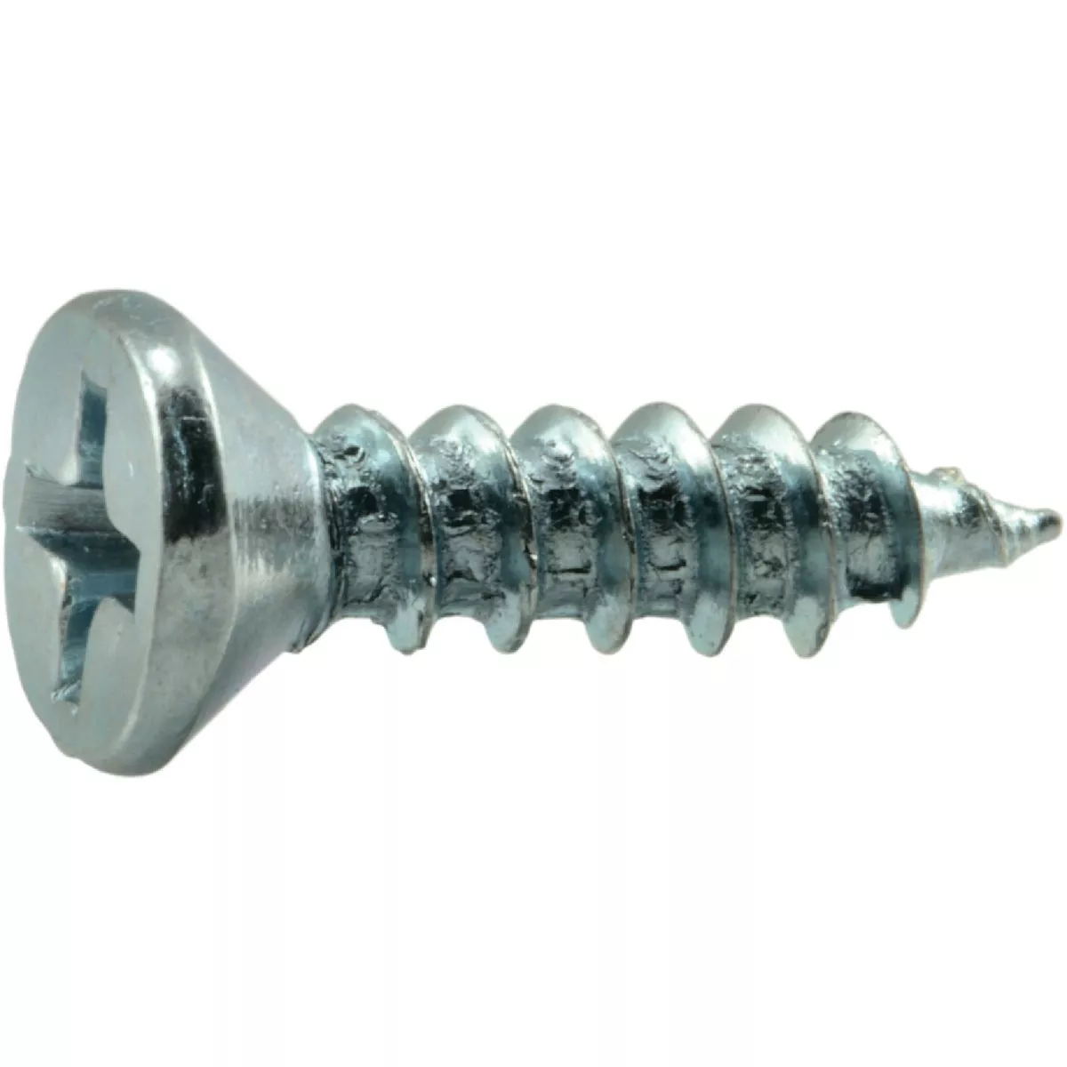 Midwest Fastener #7 x 5/8 In. Zinc Plated Steel Phillips Flat Head Wood Screws (100 Ct.)