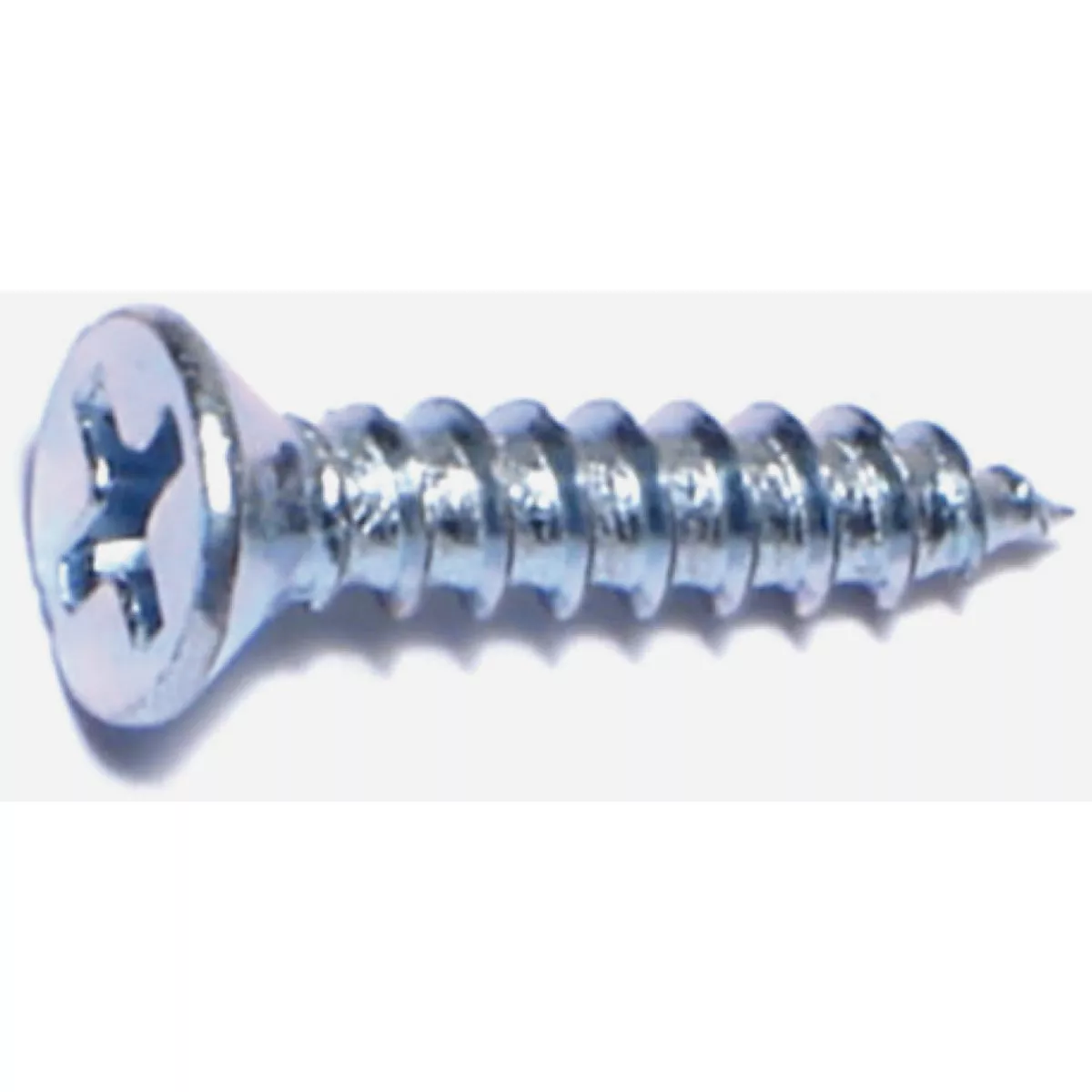 Midwest Fastener #7 x 3/4 In. Zinc Plated Steel Phillips Flat Head Wood Screws (100 Ct.)