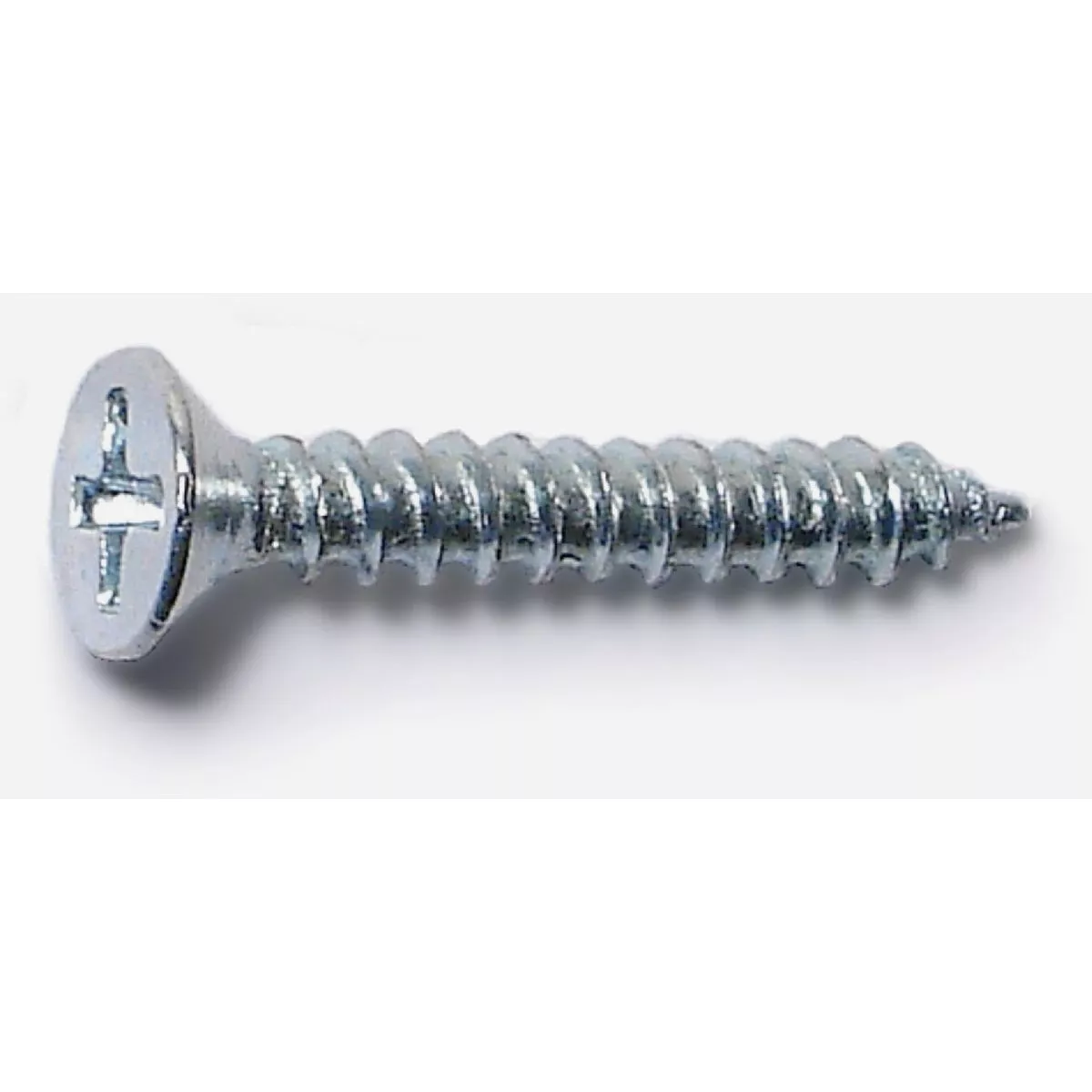 Midwest Fastener #8 x 3/4 In. Zinc Plated Steel Phillips Flat Head Wood Screws (100 Ct.)-
