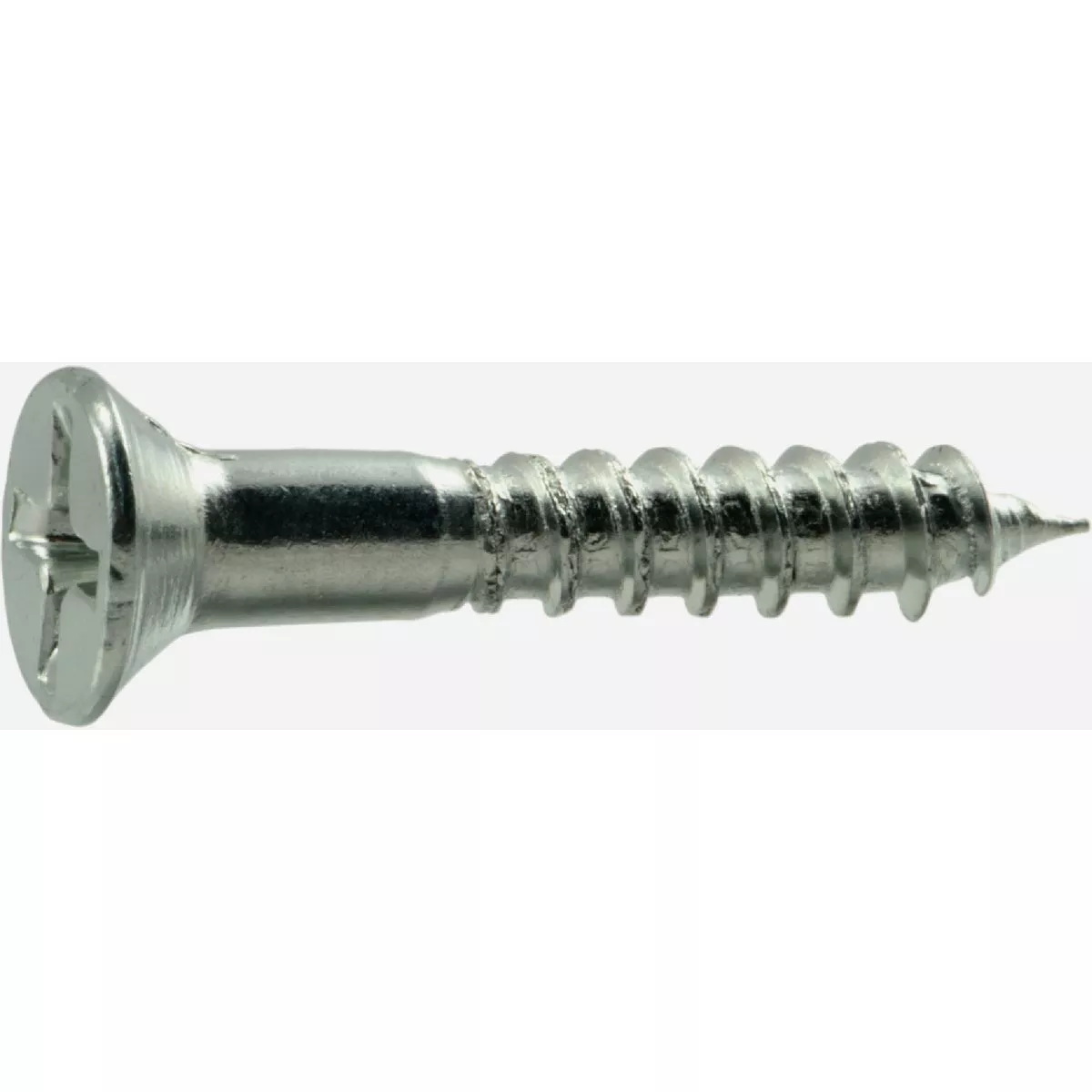 Midwest Fastener #8 x 1 In. Zinc Plated Steel Phillips Flat Head Wood Screws