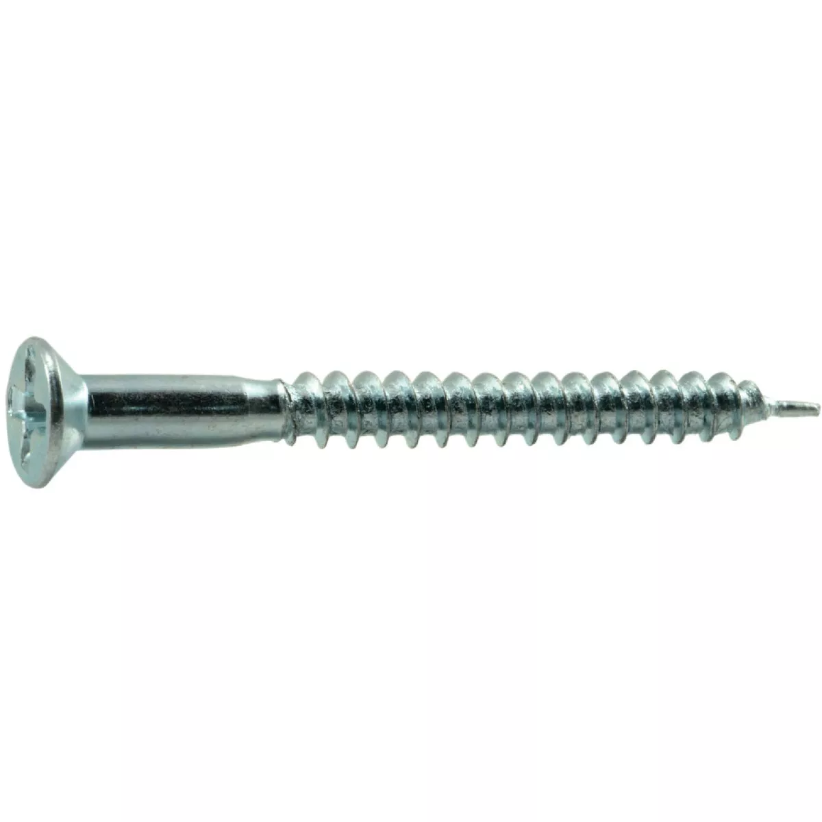 Midwest Fastener #8 x 1-3/4 In. Zinc Plated Steel Phillips Flat Head Wood Screws - photo 2