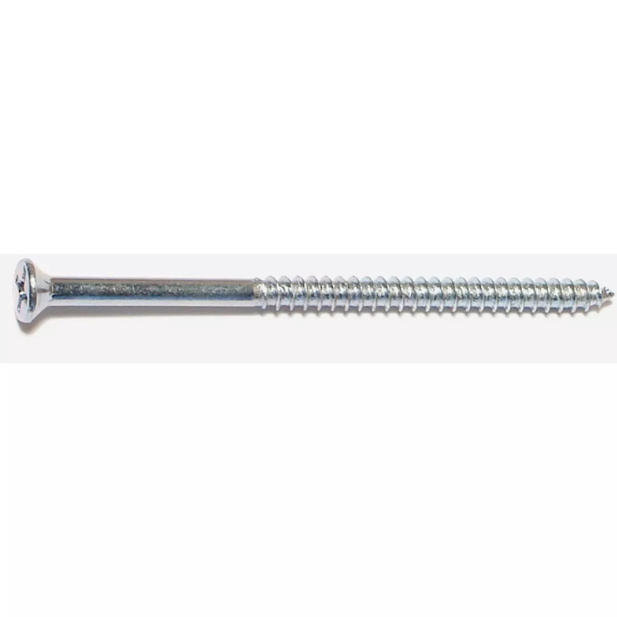 Midwest Fastener #8 x 3 In. Zinc Plated Steel Phillips Flat Head Wood Screws
