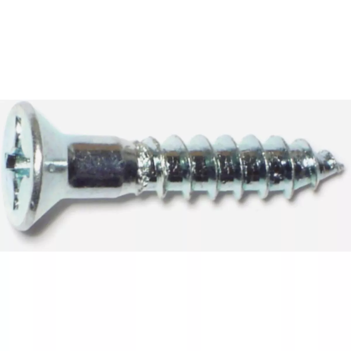 Midwest Fastener #10 x 1 In. Zinc Plated Steel Phillips Flat Head Wood Screws