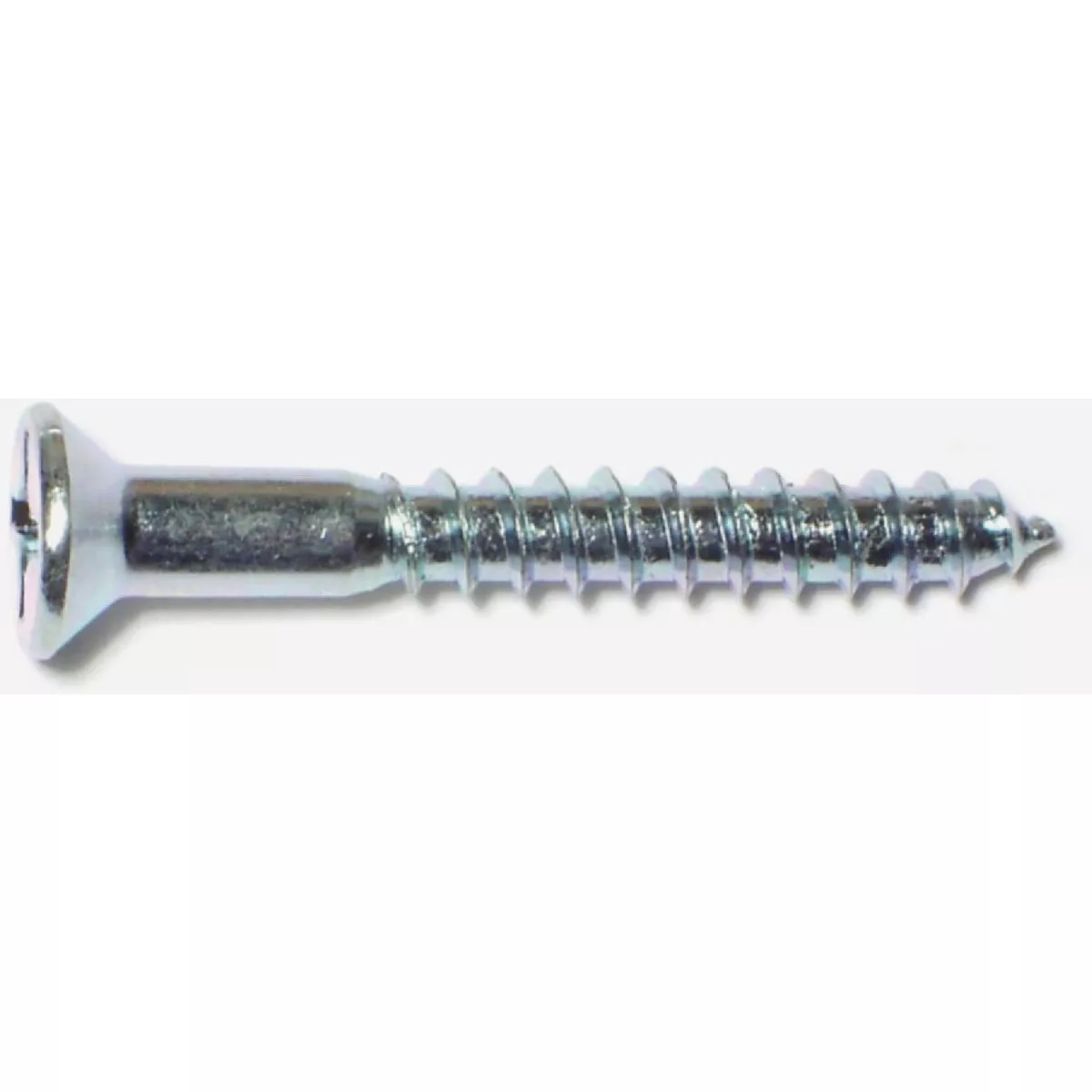 Midwest Fastener #10 x 1-1/2 In. Zinc Plated Steel Phillips Flat Head Wood Screws (100 Ct.)
