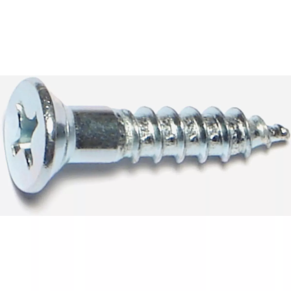 Midwest Fastener #14 x 1-1/4 In. Zinc Plated Steel Phillips Flat Head Wood Screws
