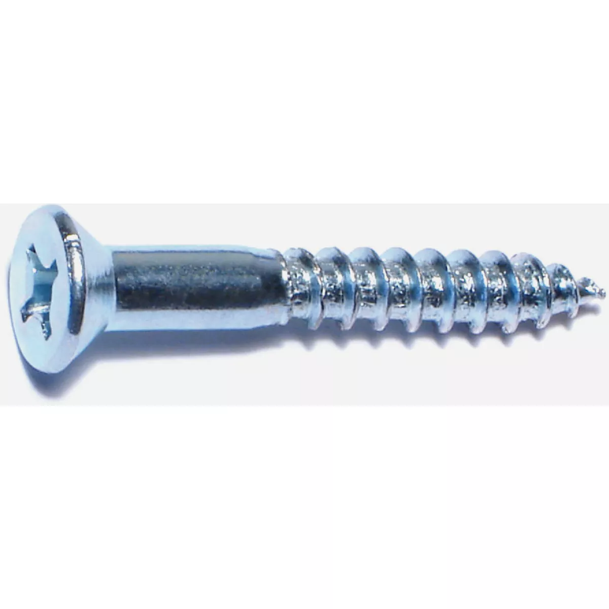 Midwest Fastener #14 x 1-3/4 In. Zinc Plated Steel Phillips Flat Head Wood Screws (100 Ct.)