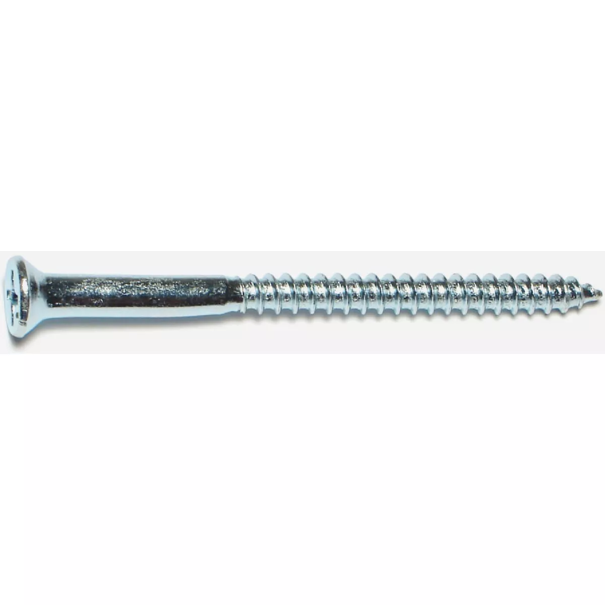 Midwest Fastener #14 x 3-1/2 In. Zinc Plated Steel Phillips Flat Head Wood Screws (100 Ct.)