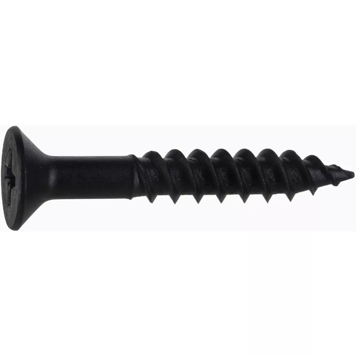 Midwest Fastener #10 x 1-1/4 In. Black Phosphate Steel Phillips Flat Head TwinFast Wood Screws (100 Ct.)