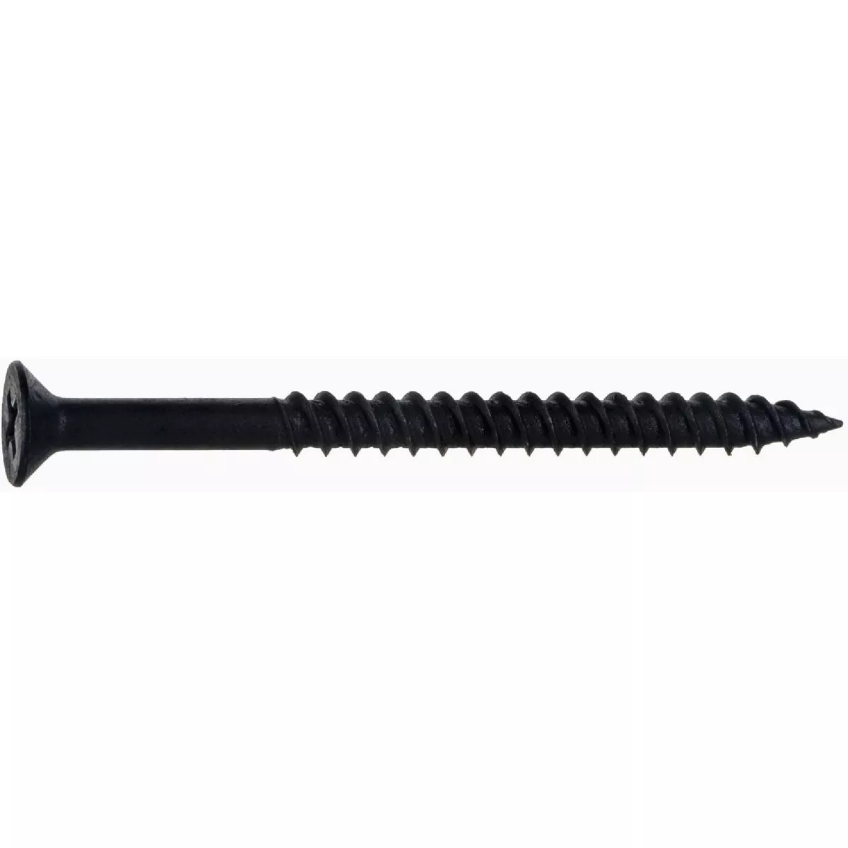 Midwest Fastener #10 x 2-1/2 In. Black Phosphate Steel Phillips Flat Head TwinFast Wood Screws