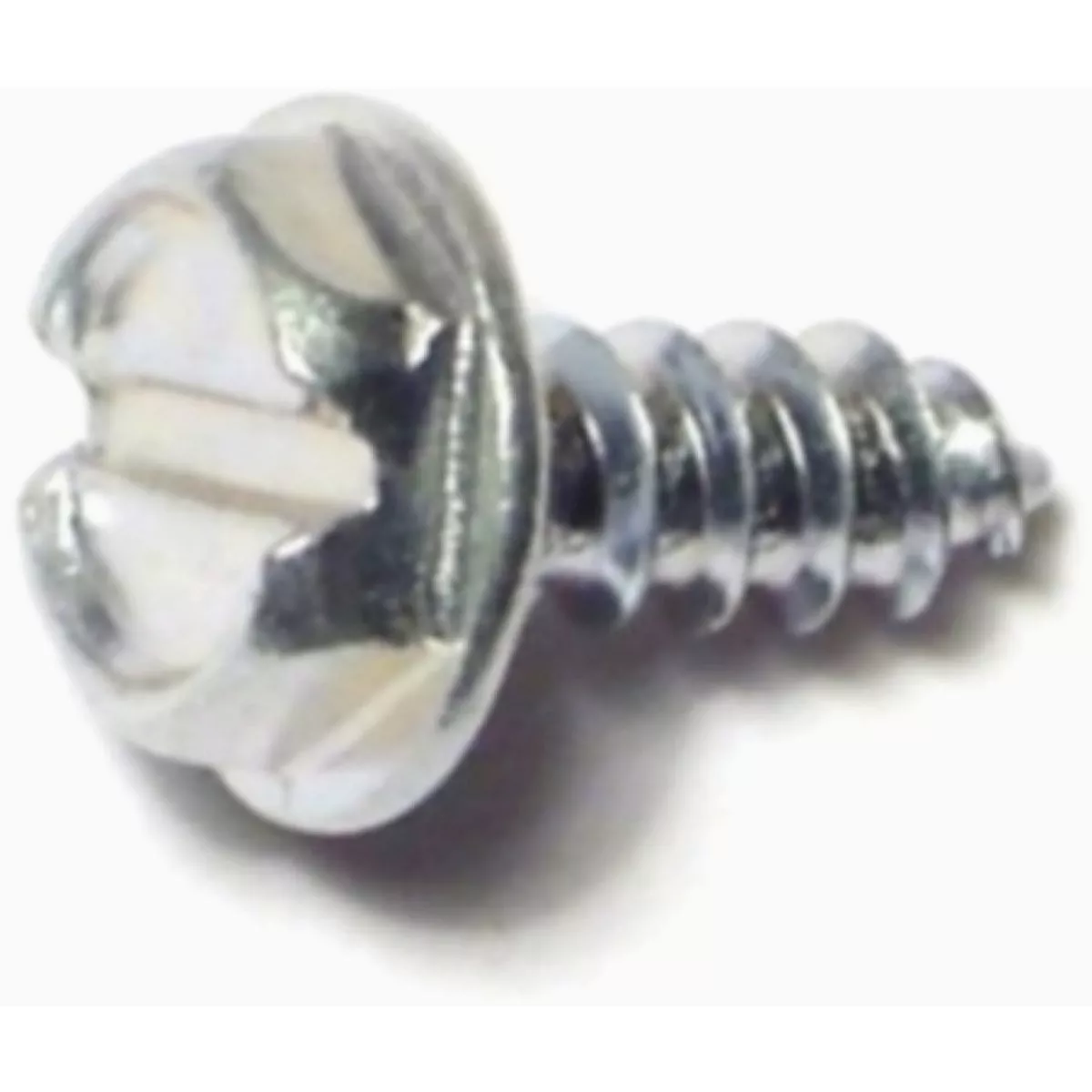 Midwest Fastener #6 x 3/8 In. Zinc Plated Steel Slotted Hex Washer Head Sheet Metal Screws