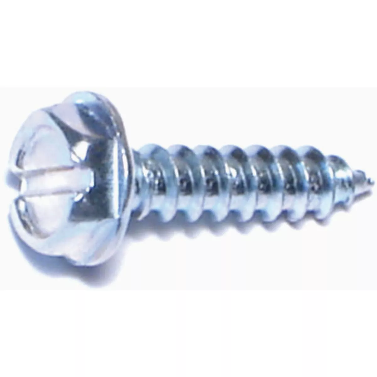 Midwest Fastener #6 x 5/8 In. Zinc Plated Steel Slotted Hex Washer Head Sheet Metal Screws