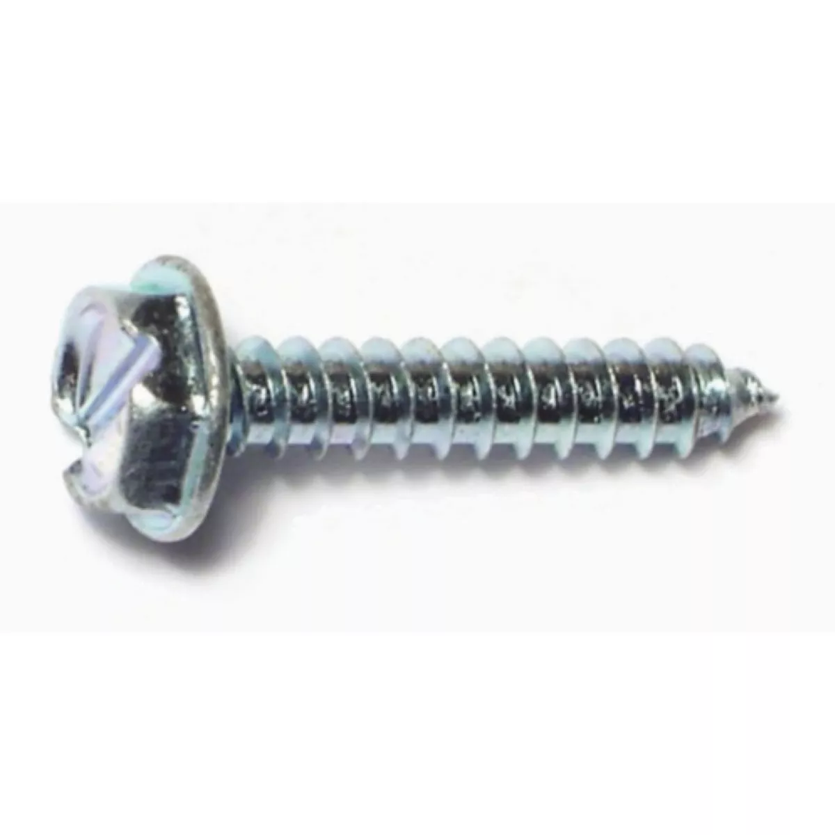 Midwest Fastener #6 x 3/4 In. Zinc Plated Steel Slotted Hex Washer Head Sheet Metal Screws (100 Ct.) - photo 2