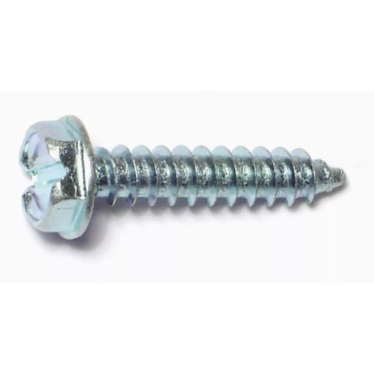 Midwest Fastener #7 x 3/4 In. Zinc Plated Steel Slotted Hex Washer Head Sheet Metal Screws (100 Ct.)-