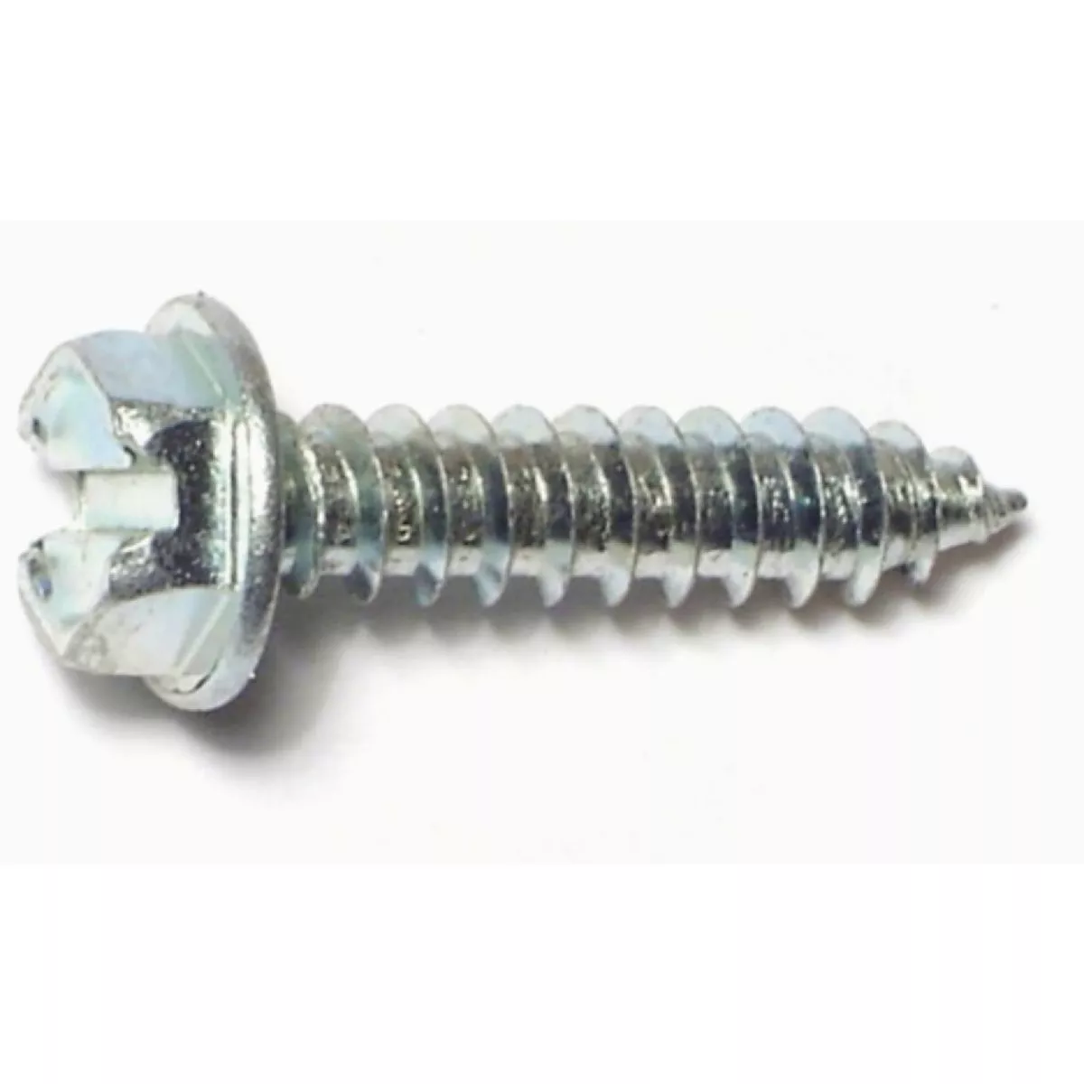 Midwest Fastener #8 x 3/4 In. Zinc Plated Steel Slotted Hex Washer Head Sheet Metal Screws (100 Ct.)