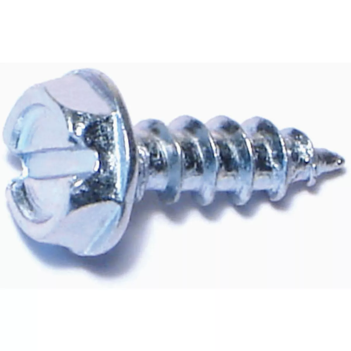 Midwest Fastener #10 x 5/8 In. Zinc Plated Steel Slotted Hex Washer Head Sheet Metal Screws (100 Ct.)- - photo 2