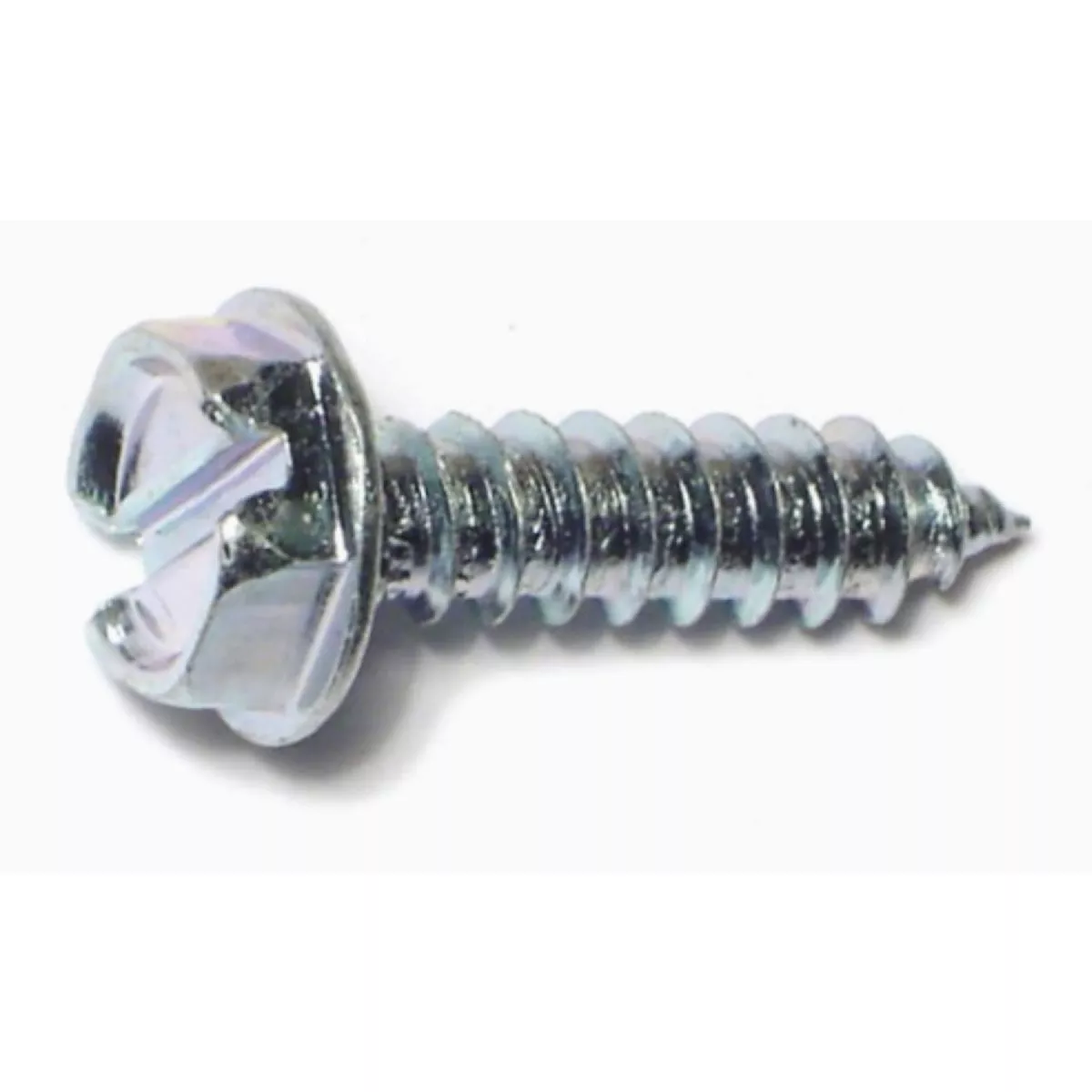 Midwest Fastener #10 x 3/4 In. Zinc Plated Steel Slotted Hex Washer Head Sheet Metal Screws
