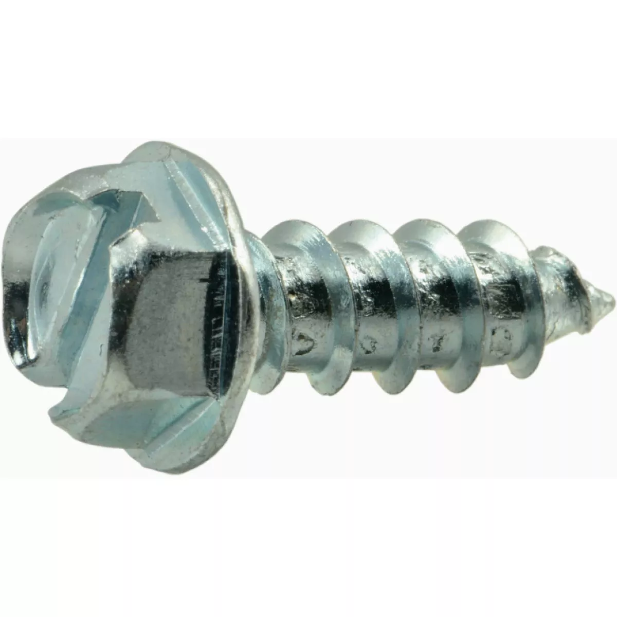 Midwest Fastener #12 x 5/8 In. Zinc Plated Steel Slotted Hex Washer Head Sheet Metal Screws (100 Ct.)-