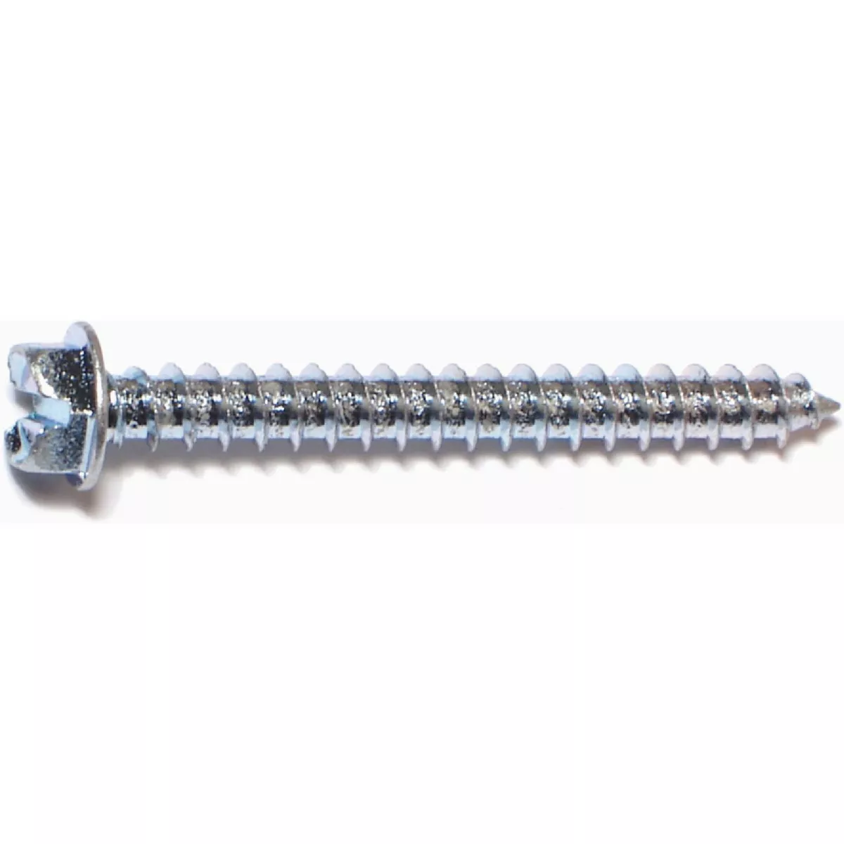 Midwest Fastener #12 x 2 In. Zinc Plated Steel Slotted Hex Washer Head Sheet Metal Screws (100 Ct.)