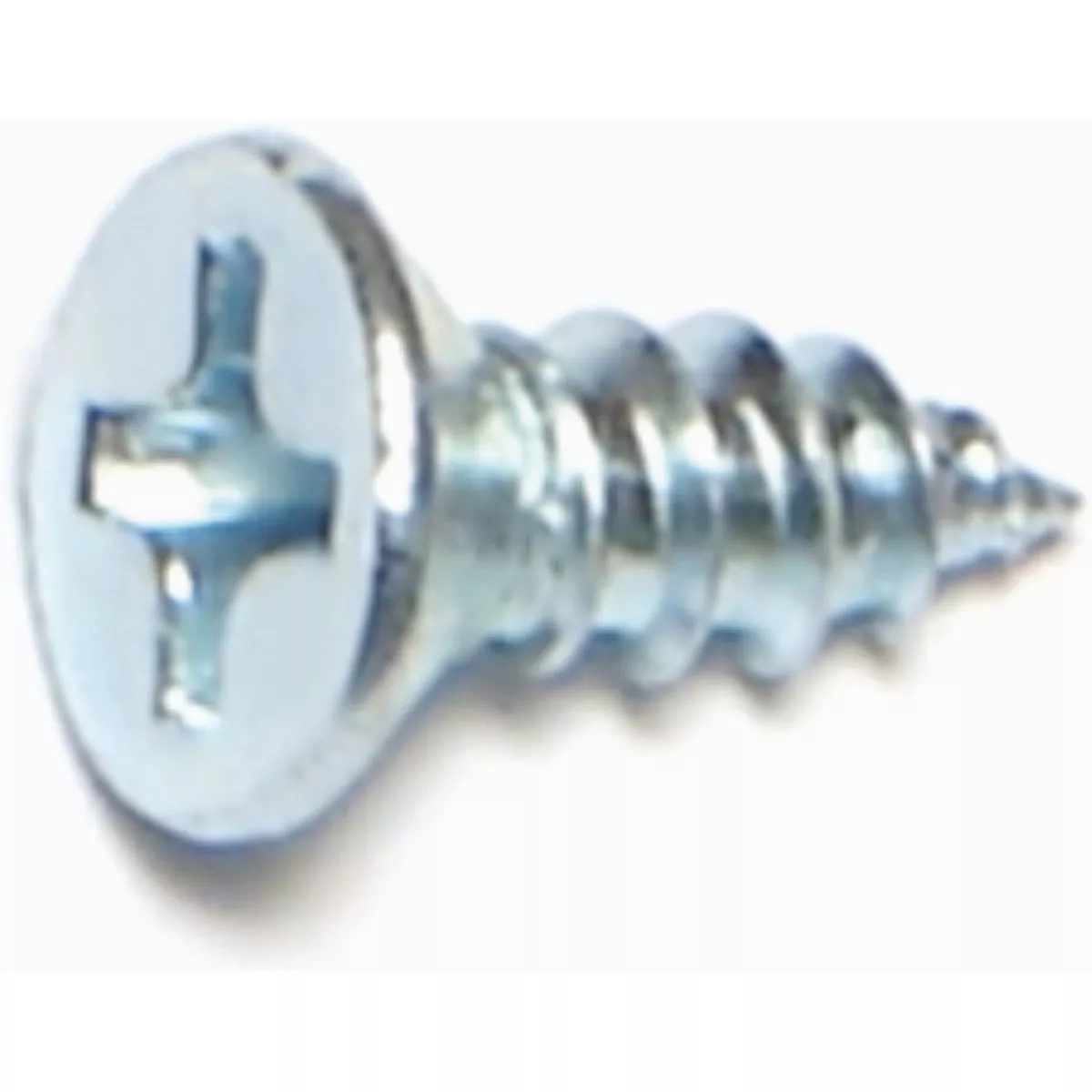 Midwest Fastener #6 x 3/8 In. Zinc Plated Steel Phillips Flat Head Sheet Metal Screws (100 Ct.)
