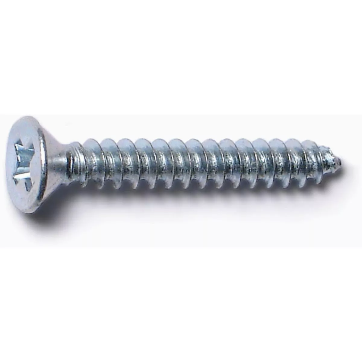 Midwest Fastener #6 x 1 In. Zinc Plated Steel Phillips Flat Head Sheet Metal Screws (100 Ct.)