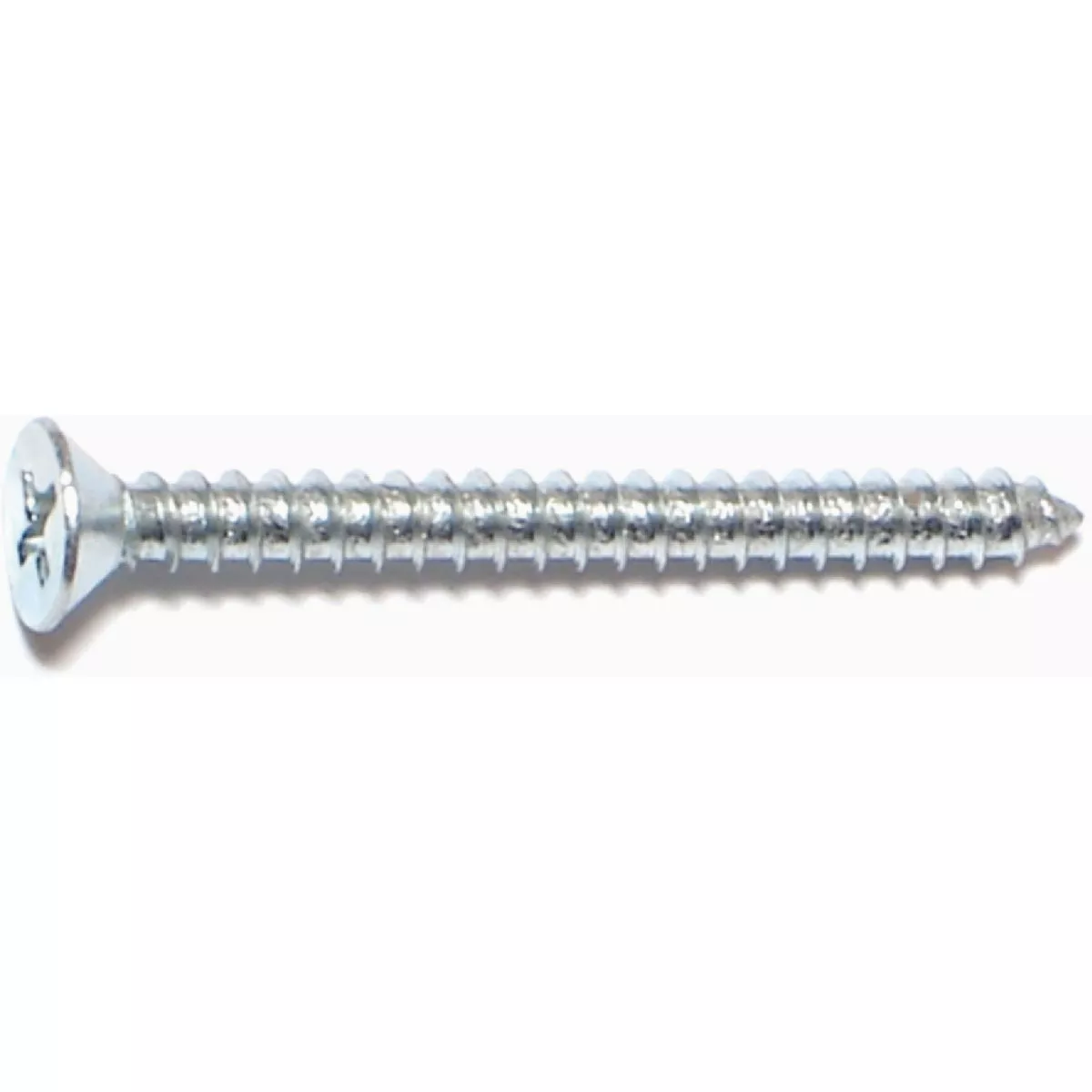 Midwest Fastener #6 x 1-1/2 In. Zinc Plated Steel Phillips Flat Head Sheet Metal Screws (100 Ct.) - photo 2