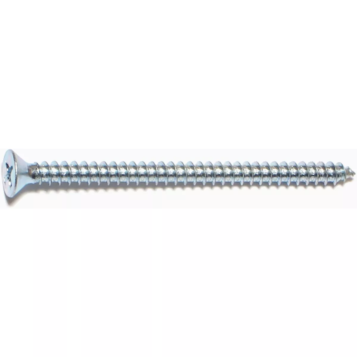 Midwest Fastener #8 x 2-1/2 In. Zinc Plated Steel Phillips Flat Head Sheet Metal Screws