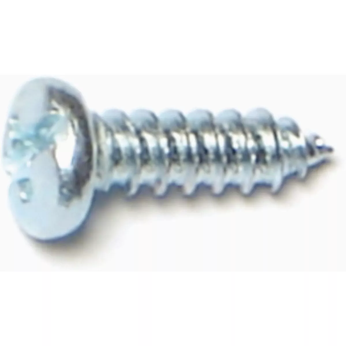 Midwest Fastener #4 x 3/8 In. Zinc Plated Steel Combo Pan Head Sheet Metal Screws (100 Ct.)