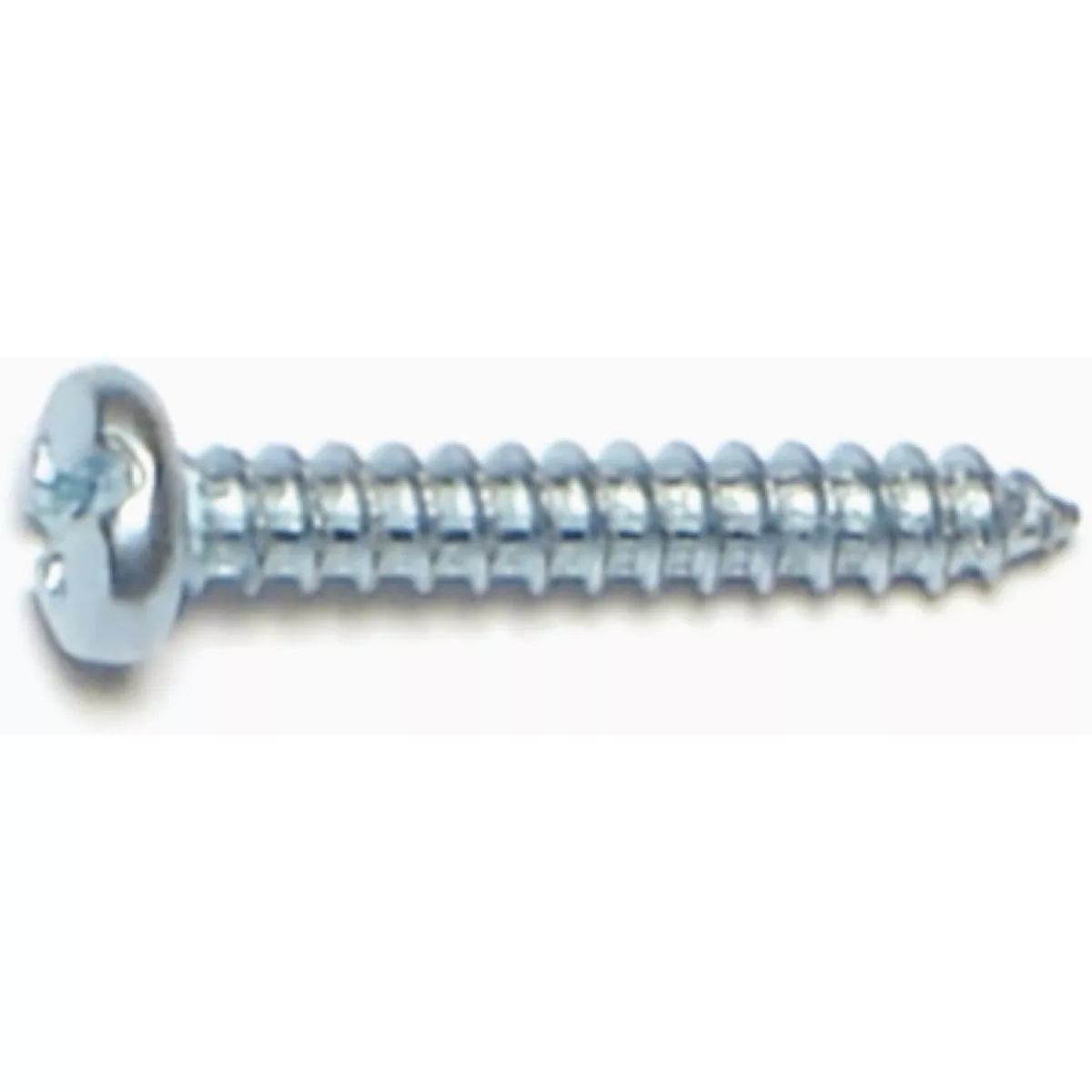 Midwest Fastener #4 x 3/4 In. Zinc Plated Steel Combo Pan Head Sheet Metal Screws (100 Ct.)-