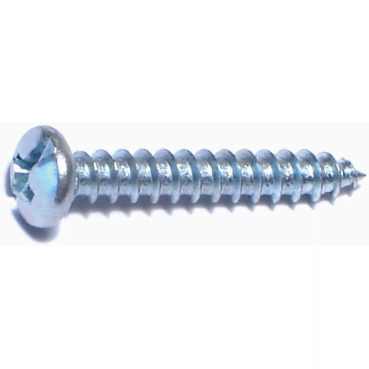 Midwest Fastener #7 x 1 In. Zinc Plated Steel Combo Pan Head Sheet Metal Screws (100 Ct.)