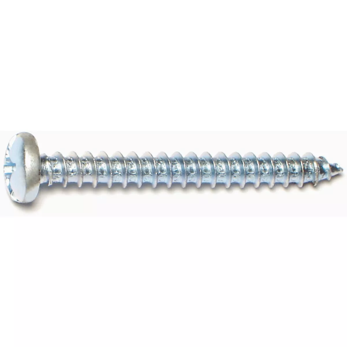 Midwest Fastener #12 x 2 In. Zinc Plated Steel Combo Pan Head Sheet Metal Screws