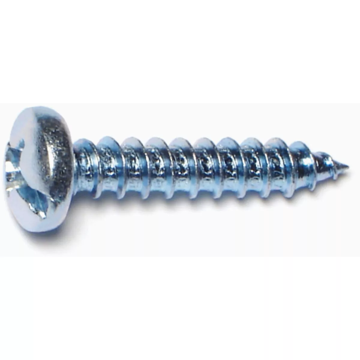 Midwest Fastener #14 x 1-1/4 In. Zinc Plated Steel Combo Pan Head Sheet Metal Screws (100 Ct.)