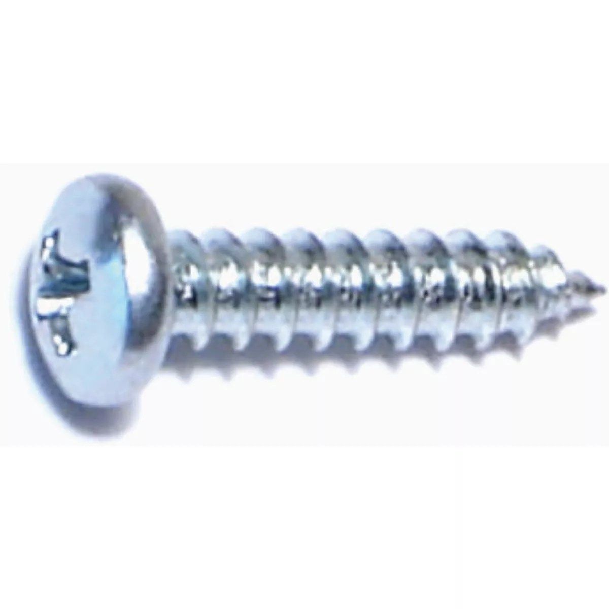 Midwest Fastener #4 x 1/2 In. Zinc Plated Steel Phillips Pan Head Sheet Metal Screws (100 Ct.)