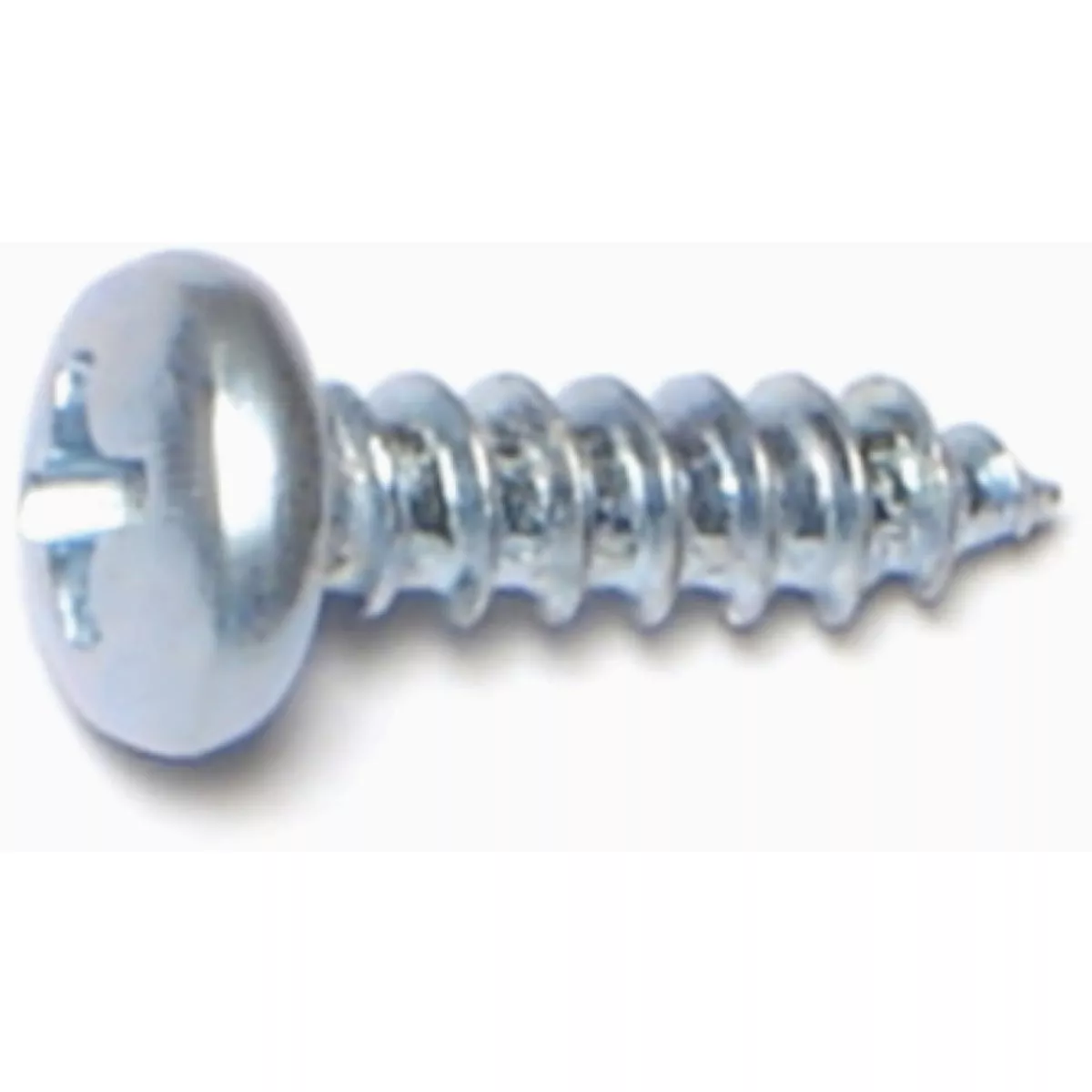 Midwest Fastener #6 x 1/2 In. Zinc Plated Steel Phillips Pan Head Sheet Metal Screws