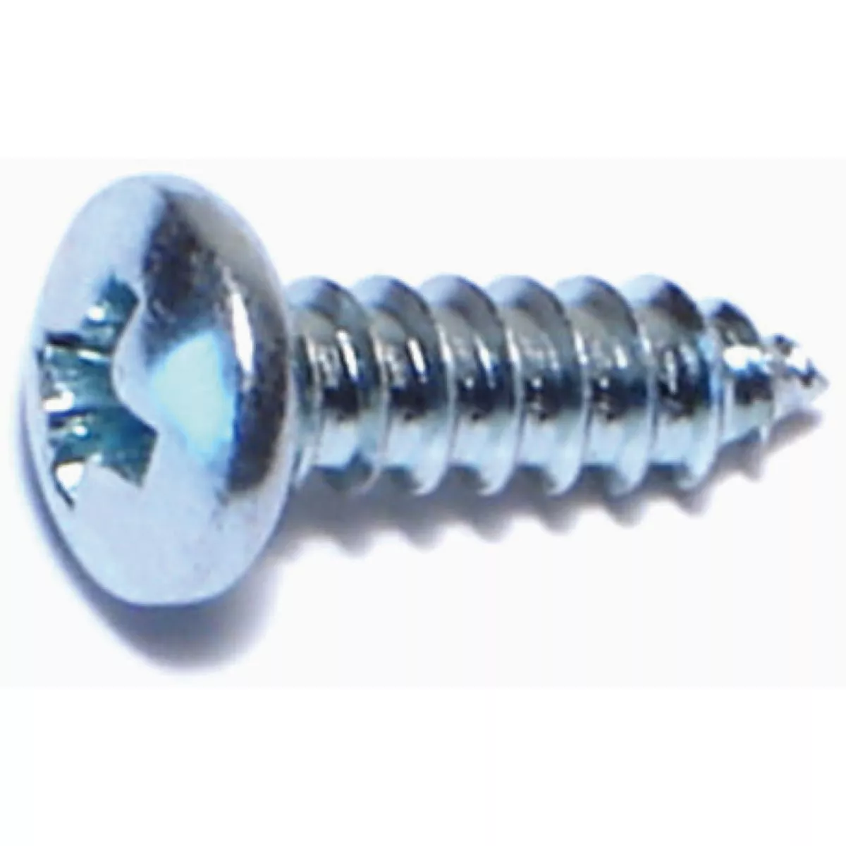 Midwest Fastener #7 x 1/2 In. Zinc Plated Steel Phillips Pan Head Sheet Metal Screws