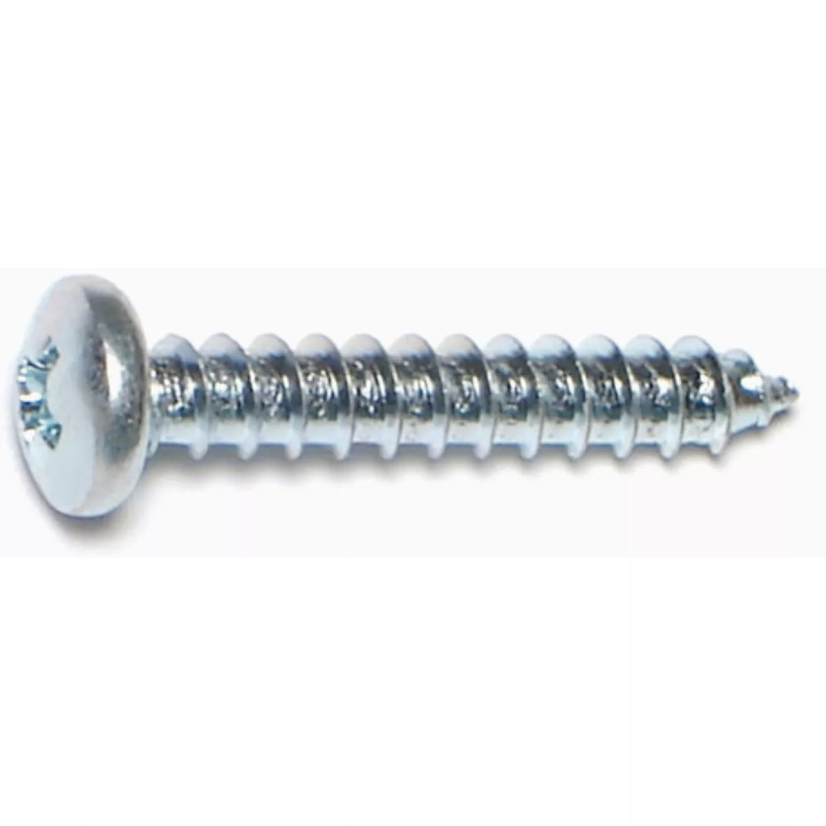 Midwest Fastener #8 x 1 In. Zinc Plated Steel Phillips Pan Head Sheet Metal Screws (100 Ct.)-